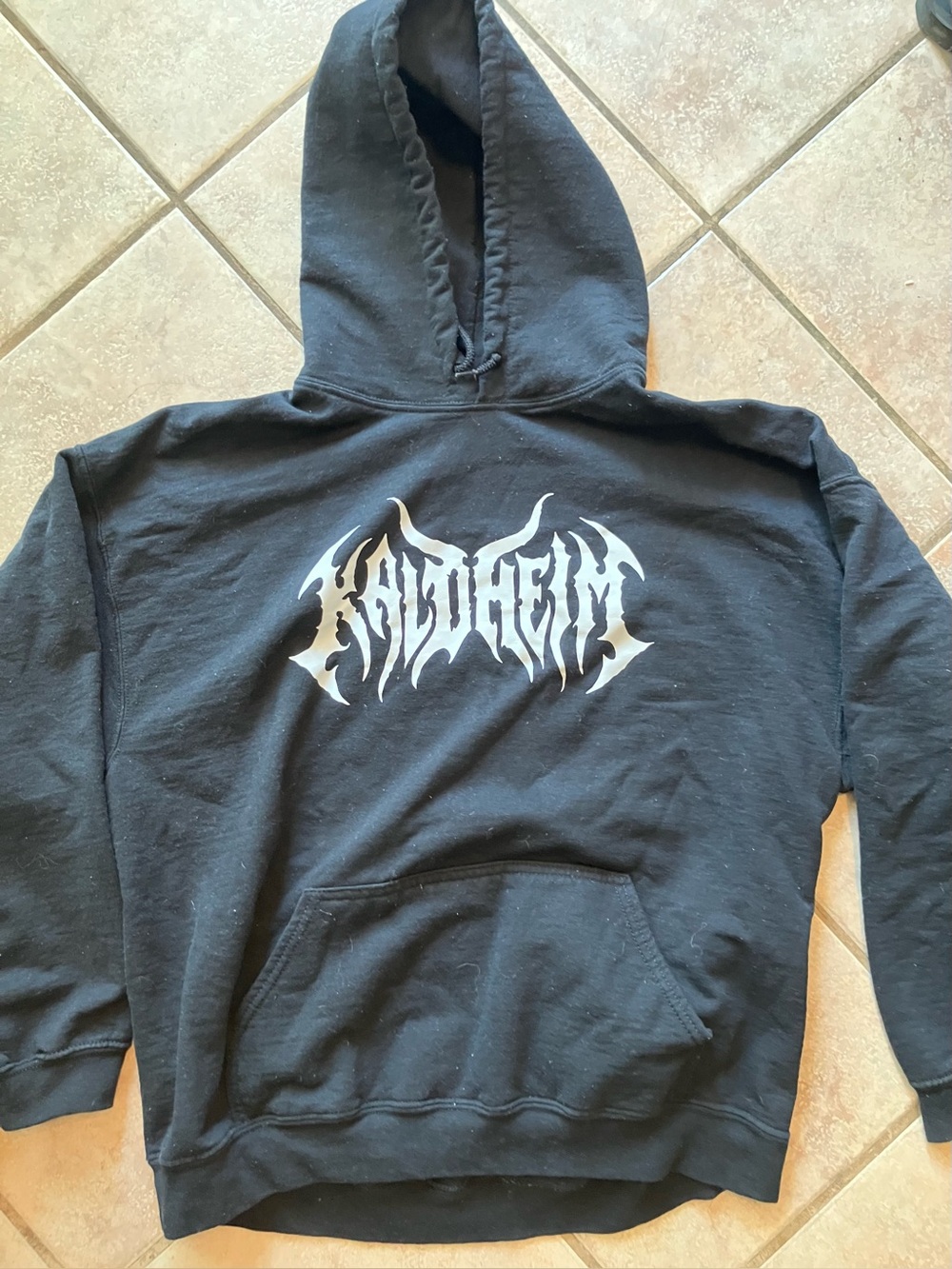 Kaldheim Magic The Gathering Black Xl Hoodie Front & Back